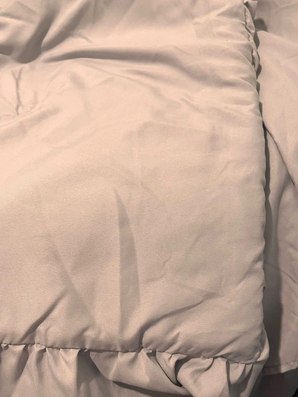 Twin Size Bed Comforter Bedspread Only- Lightweight & Grey in Color